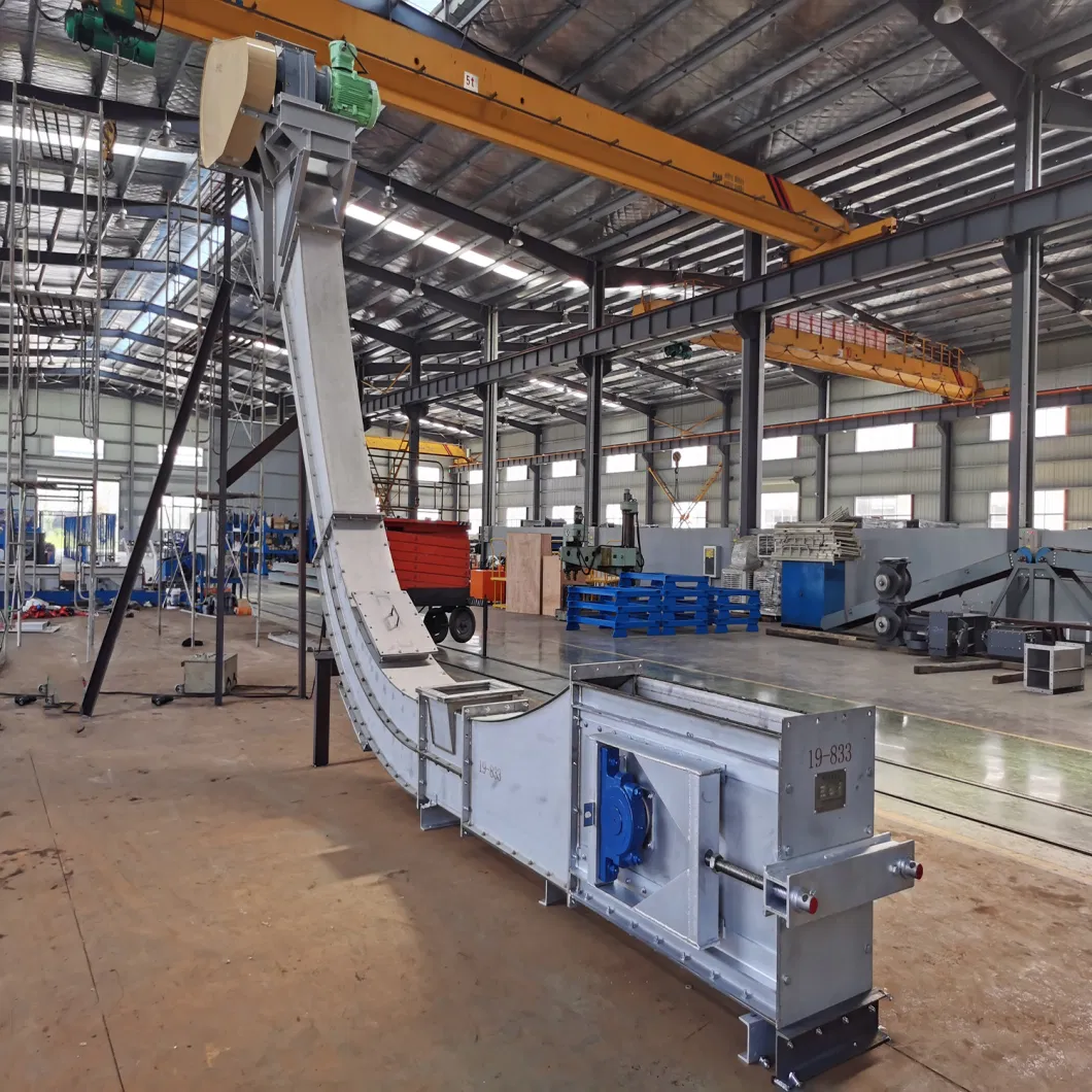 Vertical Stainless Steel 304/316/253mA Drag Chain Conveyor for Bulk Material Handling Equipment System