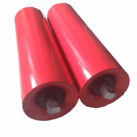 Rodillo loco del transportador de correa de transporte para el transporte de la central eléctrica del hormigón del cemento del puerto de la mina