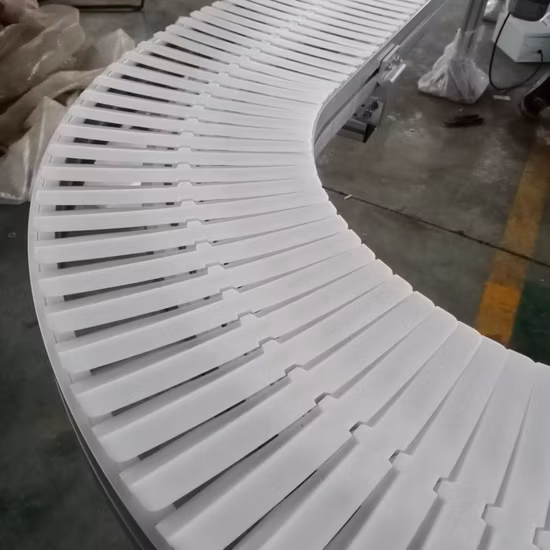 Transportador de cadena flexible personalizado de bajo precio para botellas Ransport