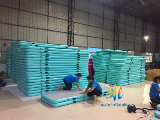 Pista de aire inflable hermética para el hogar, conjunto de rodillo de aire, gimnasia de entrenamiento Popular