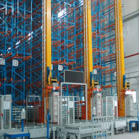 Almacén automatizado del sistema de recuperación del almacenamiento de la grúa apiladora de herramientas de mayor densidad Asrs Asrs